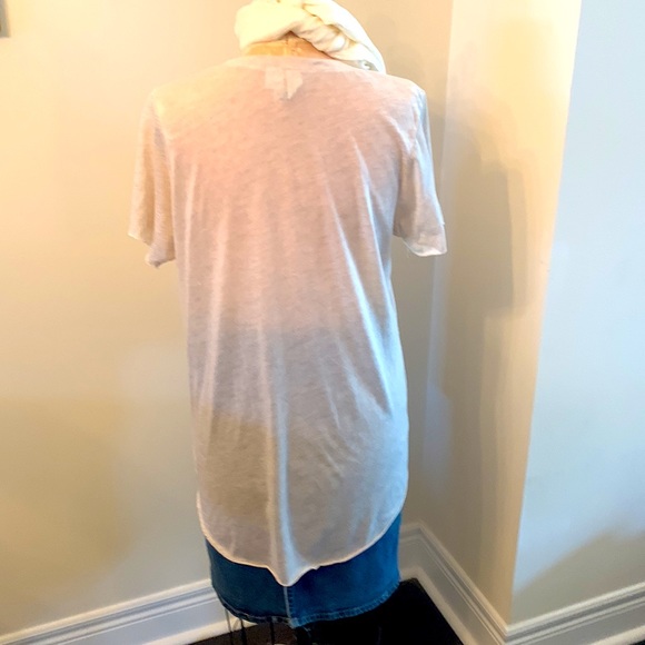 3 for $20 bundle Top Shop project social skeleton heart motif t shirt beige - Picture 2 of 5